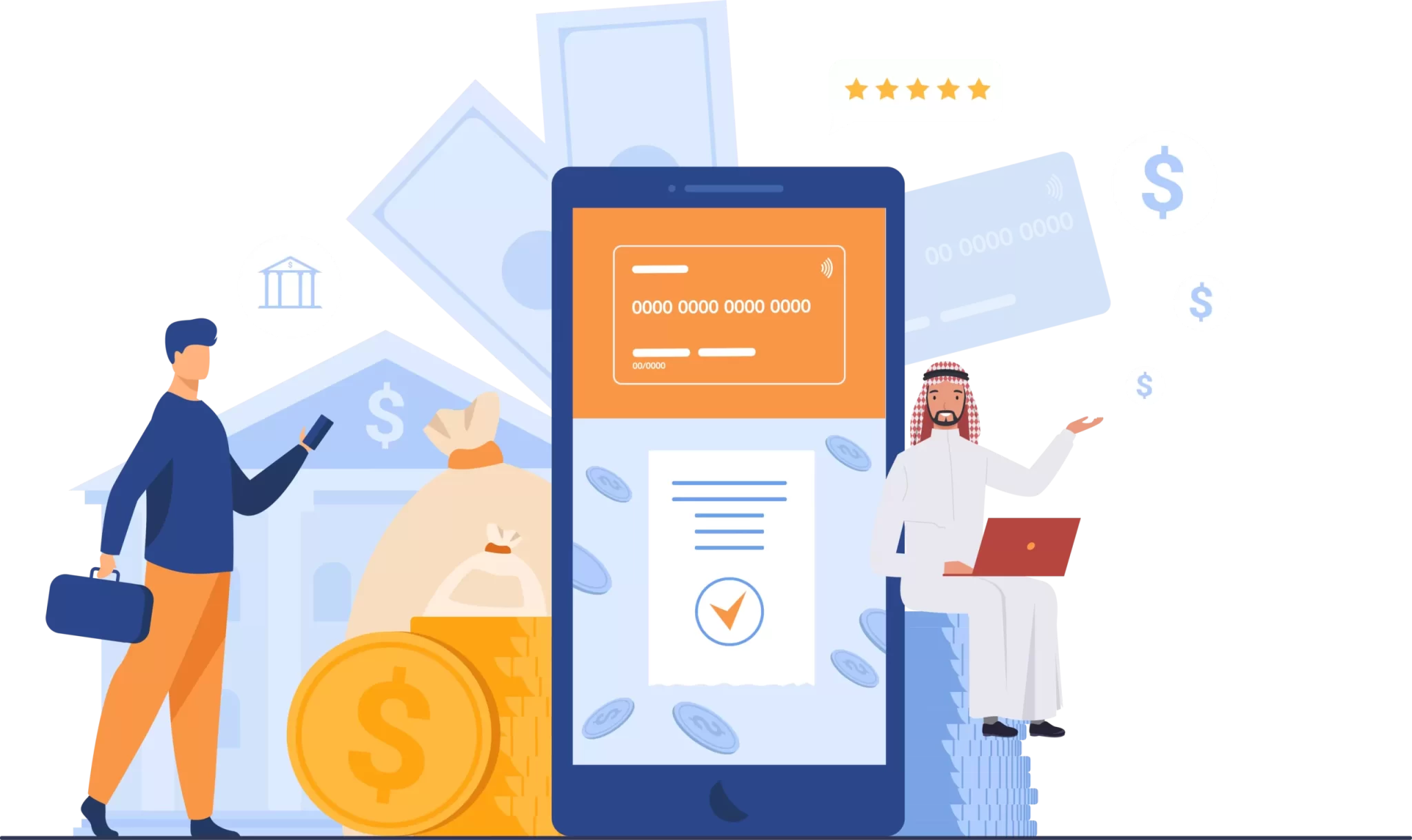 Digital marketing illustration
